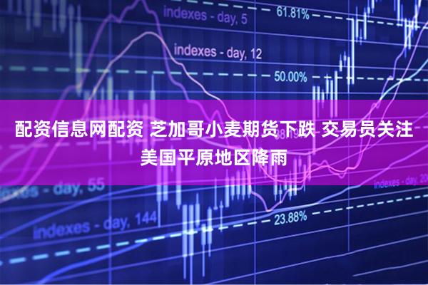 配资信息网配资 芝加哥小麦期货下跌 交易员关注美国平原地区降雨